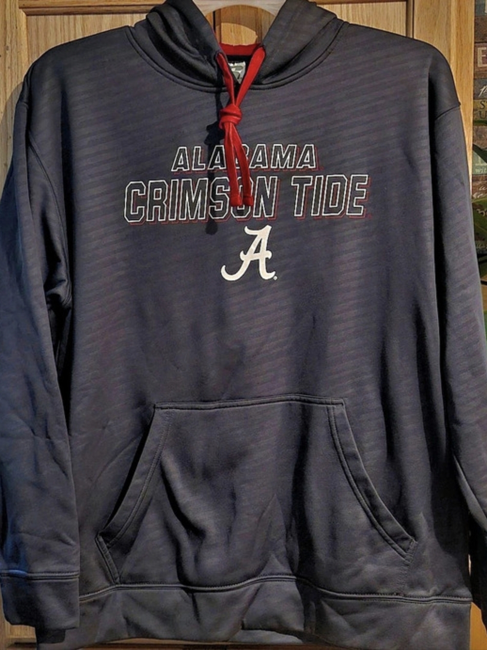 Russell Alabama Crimson Tide Hoodie Black Size Large